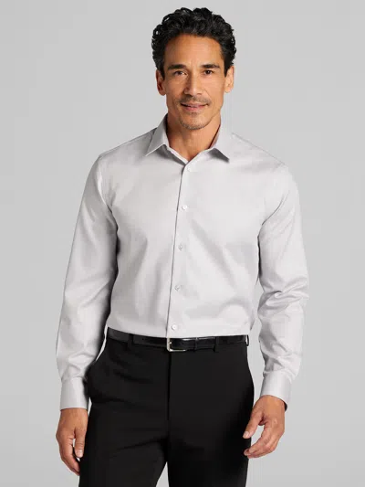 Calvin Klein Classic Fit Dress Shirt In Gray