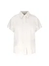 Calvin Klein Chemise À Manches Courtes In White
