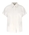 Calvin Klein Chemise À Manches Courtes In White