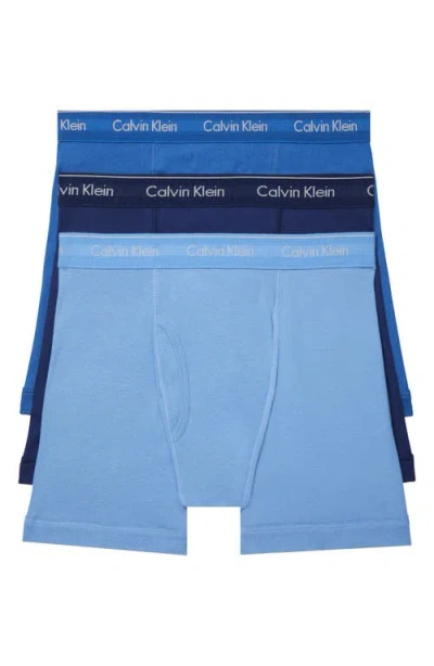 CALVIN KLEIN CALVIN KLEIN CLASSICS 3-PACK COTTON BOXER BRIEFS