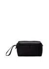 Calvin Klein Clean Esntl Washbag Man  K50k512267-beh Black In Black