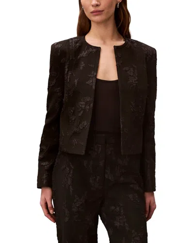 Calvin Klein Cloque Jacket In Black