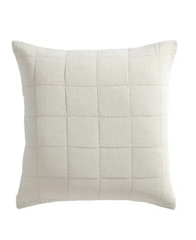 Calvin Klein Closeout!  Cotton Gauze Solid Sham, European In Neutral