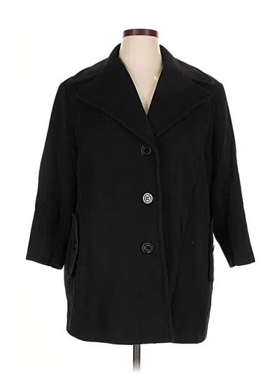 Pre-owned Calvin Klein Coat In Black
