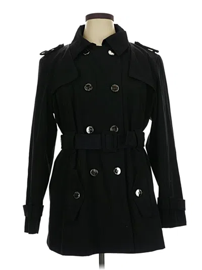 Pre-owned Calvin Klein Coat In Black