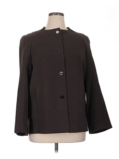 Pre-owned Calvin Klein Coat In Brown