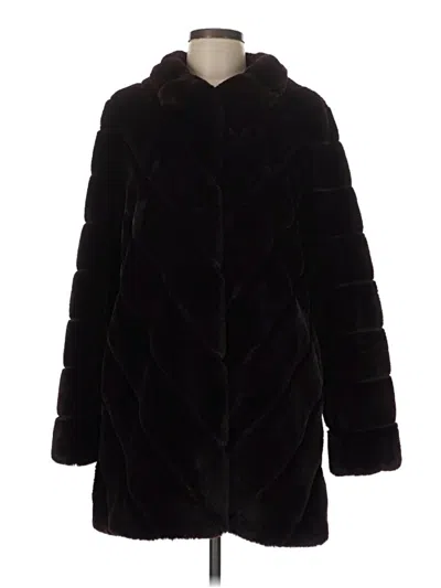 Pre-owned Calvin Klein Coat In Burgundy