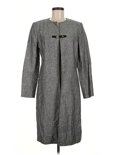 Pre-owned Calvin Klein Coat In Gray