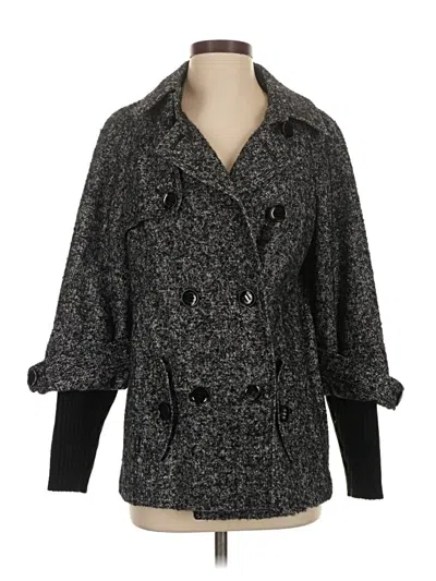 Pre-owned Calvin Klein Coat In Gray