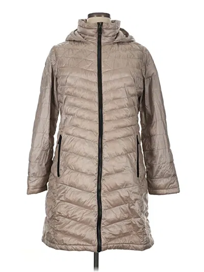 Pre-owned Calvin Klein Coat In Gray