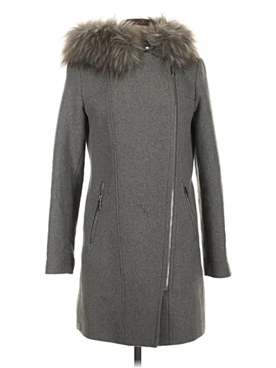 Pre-owned Calvin Klein Coat In Gray
