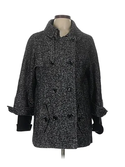 Pre-owned Calvin Klein Coat In Gray