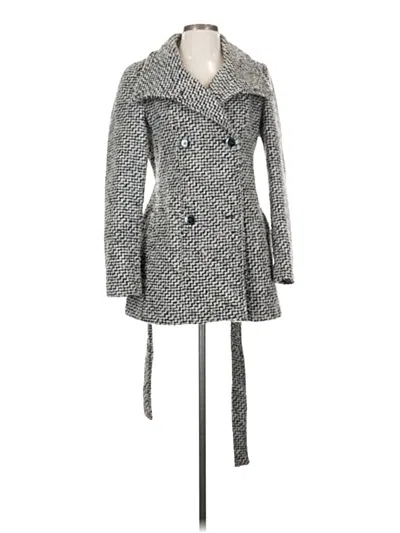 Pre-owned Calvin Klein Coat In Gray