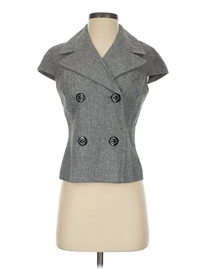 Pre-owned Calvin Klein Coat In Gray