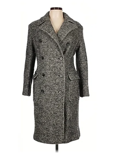 Pre-owned Calvin Klein Coat In Gray