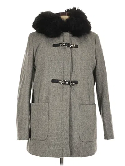 Pre-owned Calvin Klein Coat In Gray