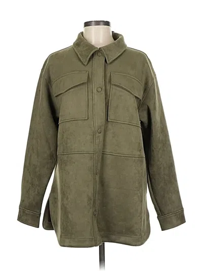 Pre-owned Calvin Klein Coat In Green