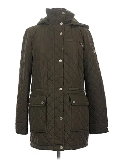 Pre-owned Calvin Klein Coat In Green