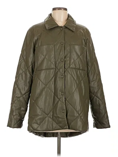 Pre-owned Calvin Klein Coat In Green