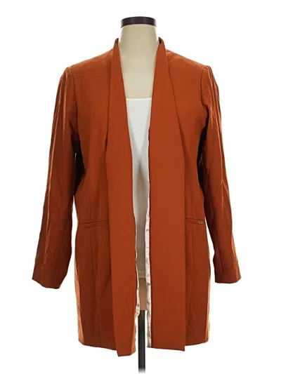 Pre-owned Calvin Klein Coat In Orange