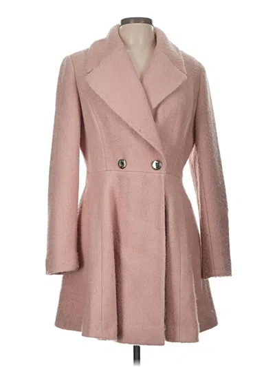 Pre-owned Calvin Klein Coat In Pink