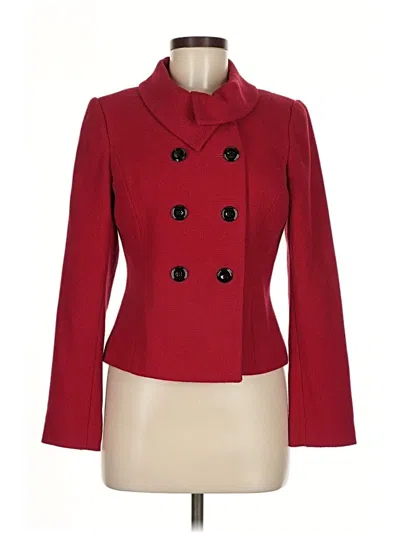 Pre-owned Calvin Klein Coat In Red
