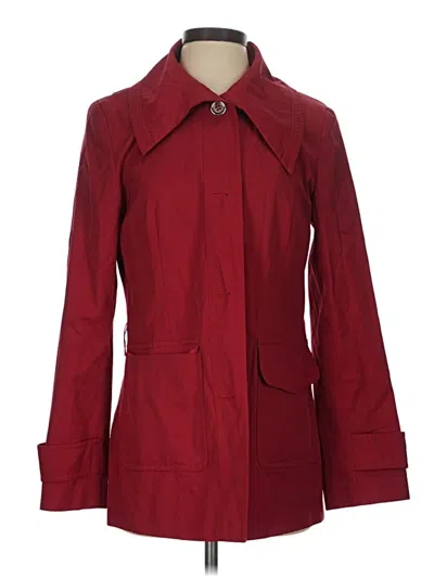 Pre-owned Calvin Klein Coat In Red