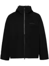 Calvin Klein Raised-logo Jacket In Black