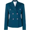 Calvin Klein Peaked Lapel Blazer In Blue