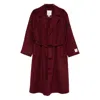 Calvin Klein Belted Trech Coat In Animal Print