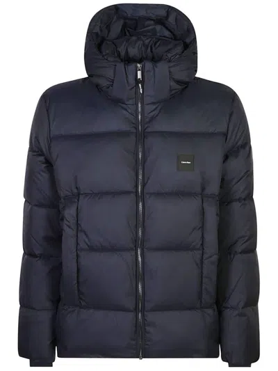 Calvin Klein Coats In Navy
