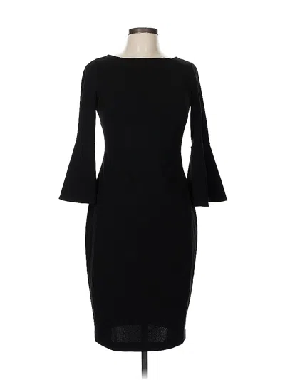Pre-owned Calvin Klein Cocktail Dress In Black
