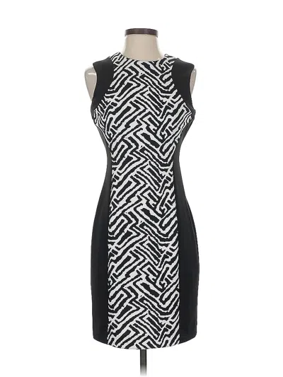 Pre-owned Calvin Klein Cocktail Dress In Black