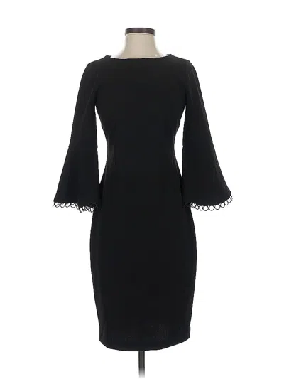 Pre-owned Calvin Klein Cocktail Dress In Black