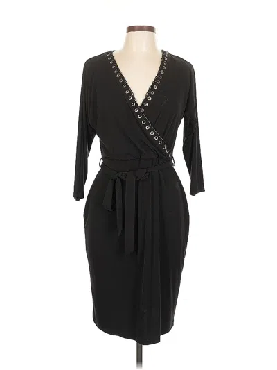 Pre-owned Calvin Klein Cocktail Dress In Black