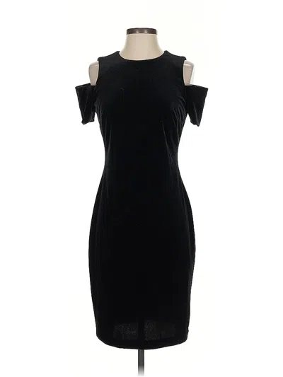 Pre-owned Calvin Klein Cocktail Dress In Black