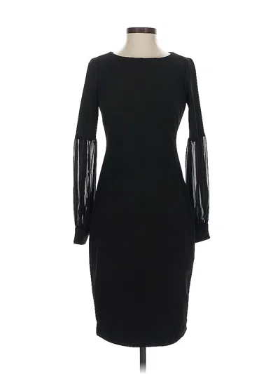 Pre-owned Calvin Klein Cocktail Dress In Black
