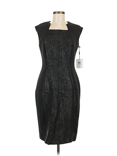 Pre-owned Calvin Klein Cocktail Dress In Black