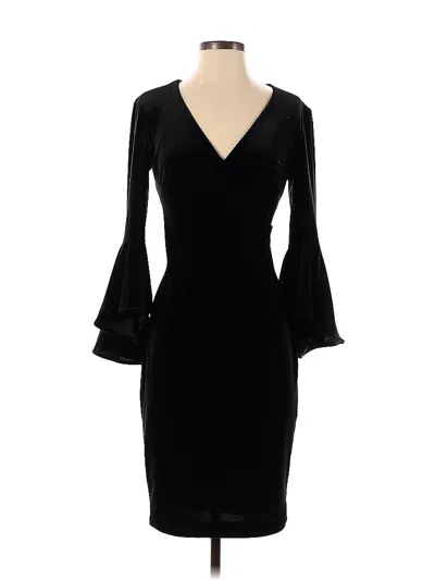 Pre-owned Calvin Klein Cocktail Dress In Black