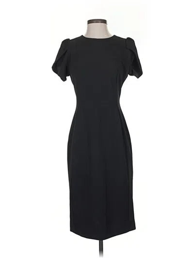 Pre-owned Calvin Klein Cocktail Dress In Black