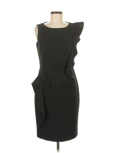 Pre-owned Calvin Klein Cocktail Dress In Black