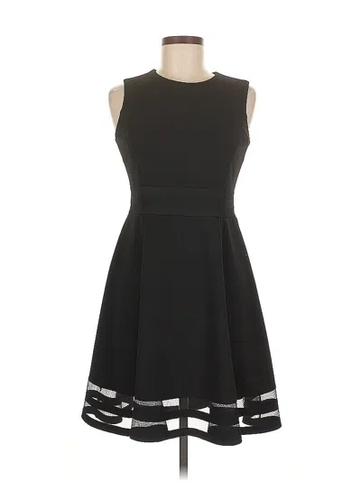 Pre-owned Calvin Klein Cocktail Dress In Black