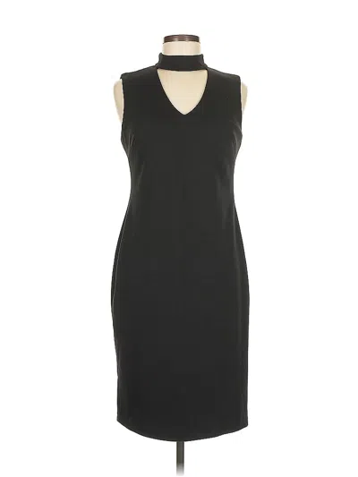 Pre-owned Calvin Klein Cocktail Dress In Black