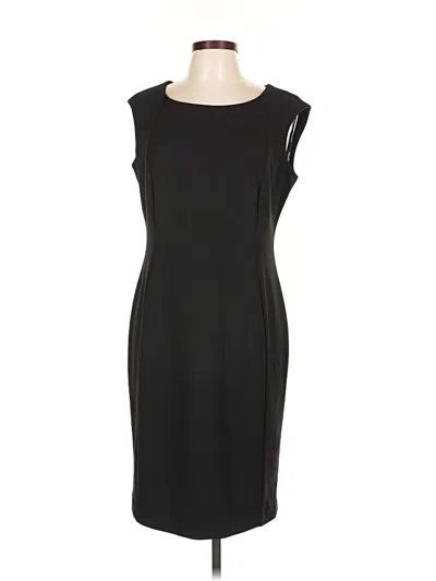 Pre-owned Calvin Klein Cocktail Dress In Black
