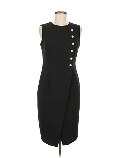 Pre-owned Calvin Klein Cocktail Dress In Black