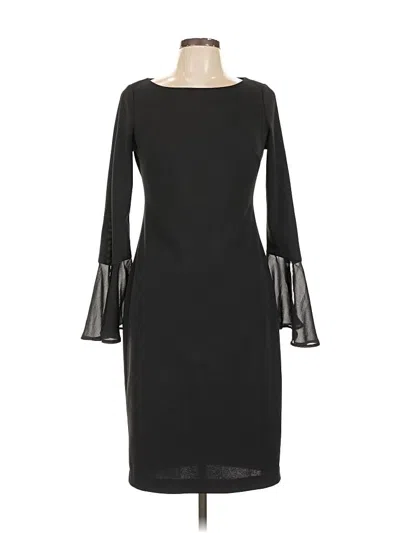 Pre-owned Calvin Klein Cocktail Dress In Black