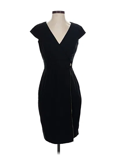 Pre-owned Calvin Klein Cocktail Dress In Black
