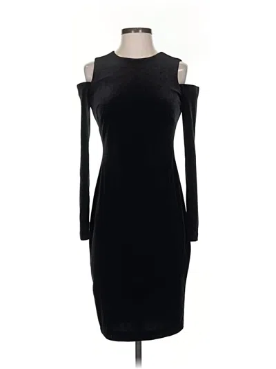 Pre-owned Calvin Klein Cocktail Dress In Black