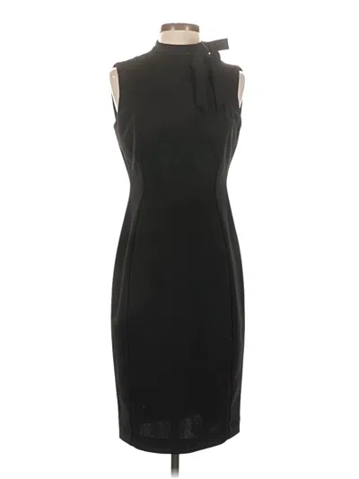 Pre-owned Calvin Klein Cocktail Dress In Black