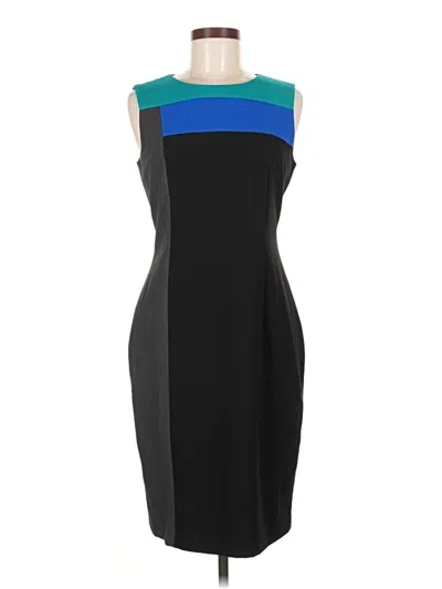 Pre-owned Calvin Klein Cocktail Dress In Black